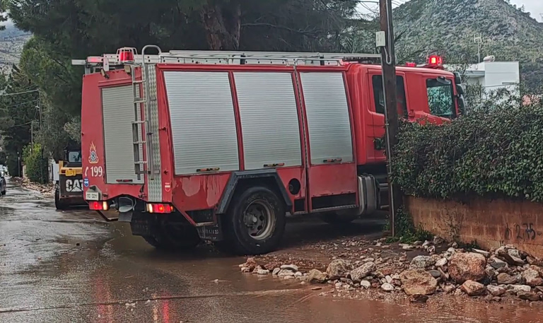 Κακοκαιρία Erminio: Πάνω από 1.100 κλήσεις στην Πυροσβεστική σε όλη την Ελλάδα  752 μόνο στην Αττική
