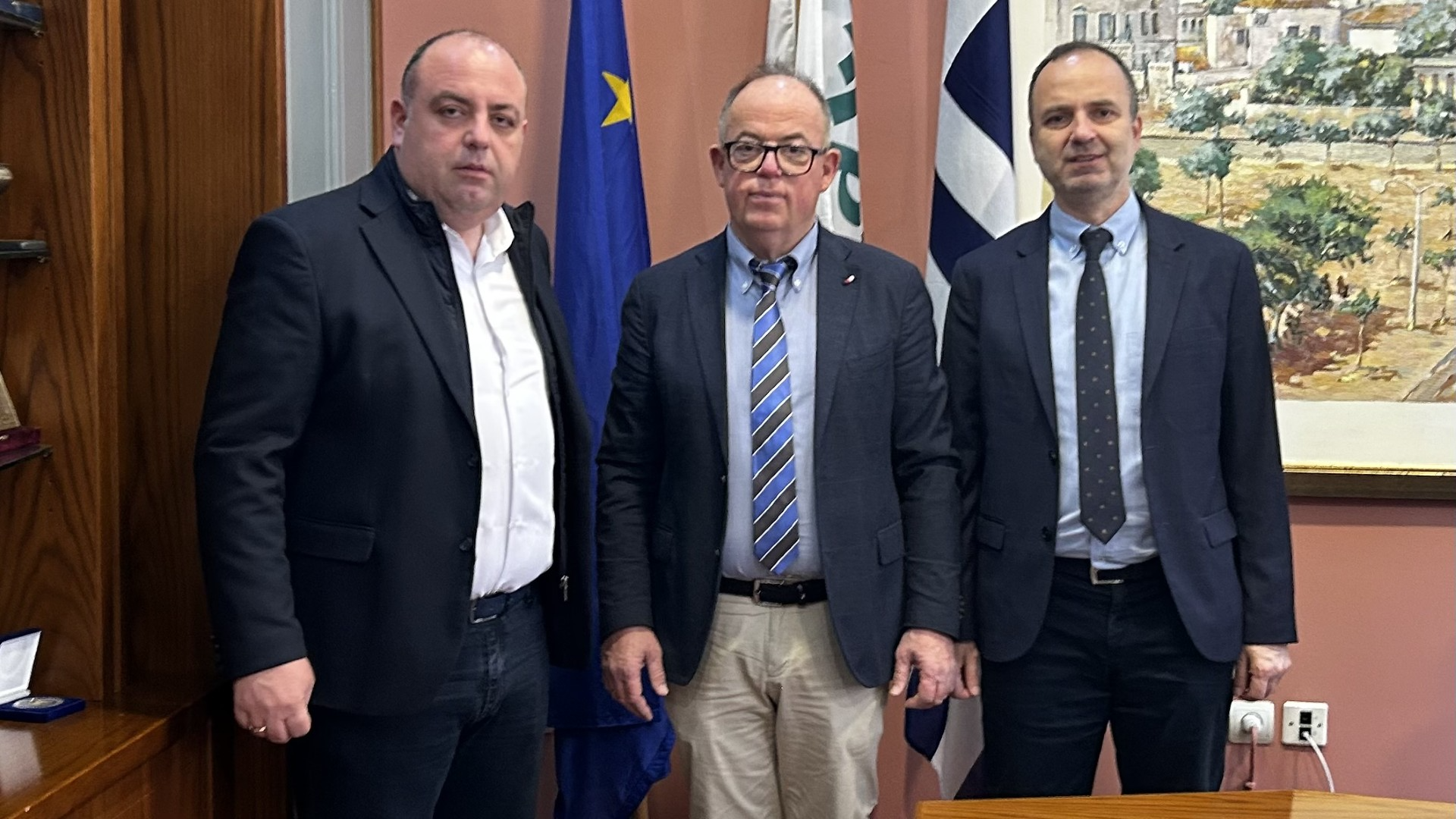 Συνάντηση ΟΣΕΤΕΕ με Επιμελητήριο Λάρισας για την ασφάλεια στους χώρους εργασίας