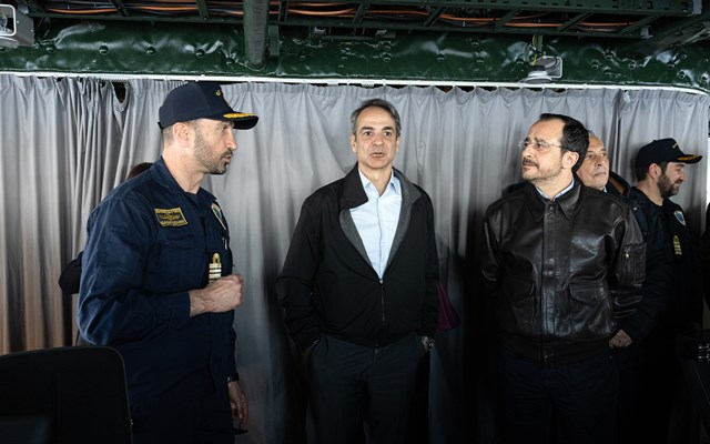 Επίσκεψη Κ. Μητσοτάκη-Ν. Χριστοδουλίδη στη φρεγάτα "Κίμων": "Να ξέρετε πάντα ότι είμαστε εδώ για ό,τι χρειαστεί"