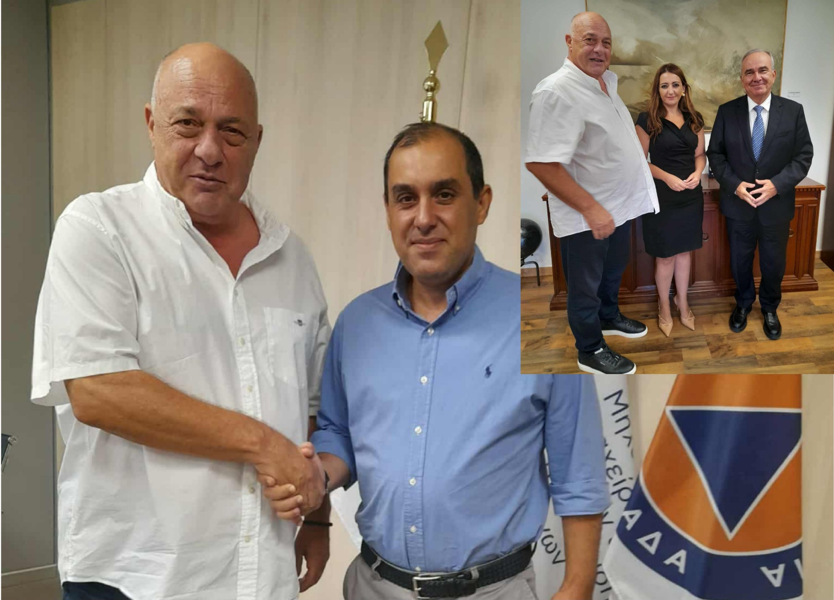 Ο δήμαρχος Βόλου στην Αθήνα