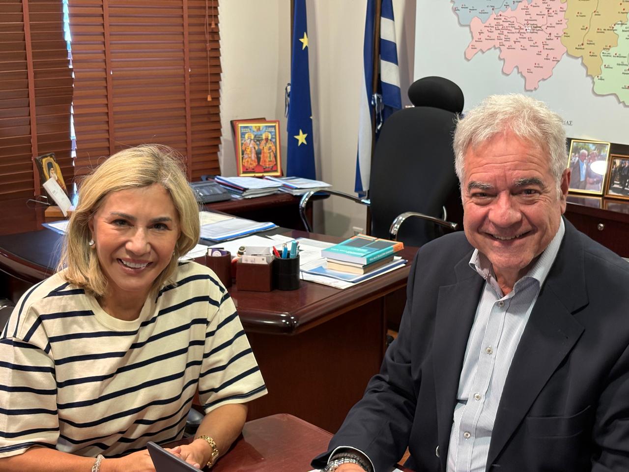 Ζ. Μακρή με Φ. Σερέτη για