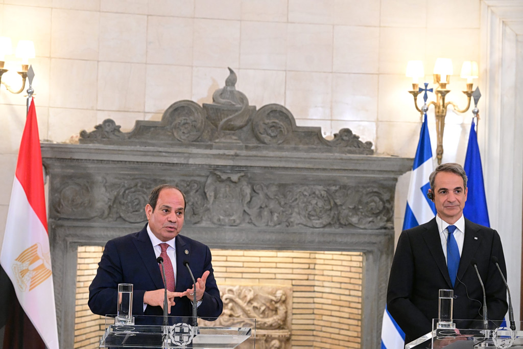 Τηλεφωνική επικοινωνία Μητσοτάκη  Αλ Σίσι για τις εξελίξεις στη Μέση Ανατολή