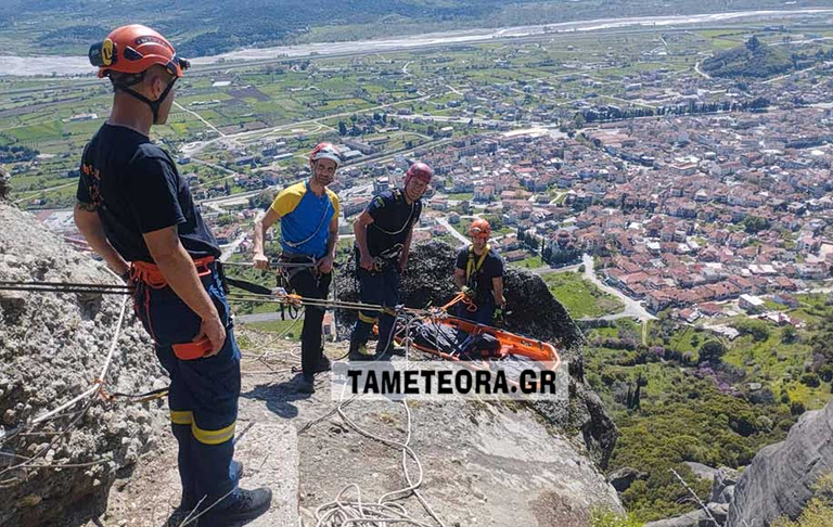 Μετέωρα: Βίντεο σοκ από την