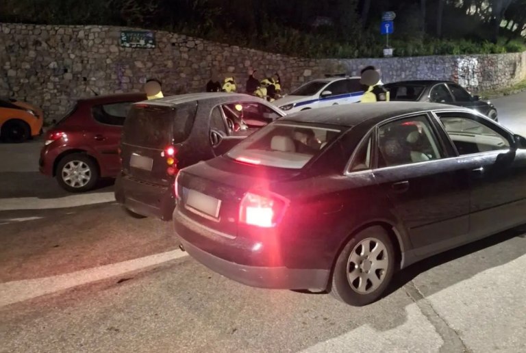 Επιχείρηση της Τροχαίας στον Λυκαβυττό  Πρόστιμο 2.000 σε οδηγό που έκανε drift