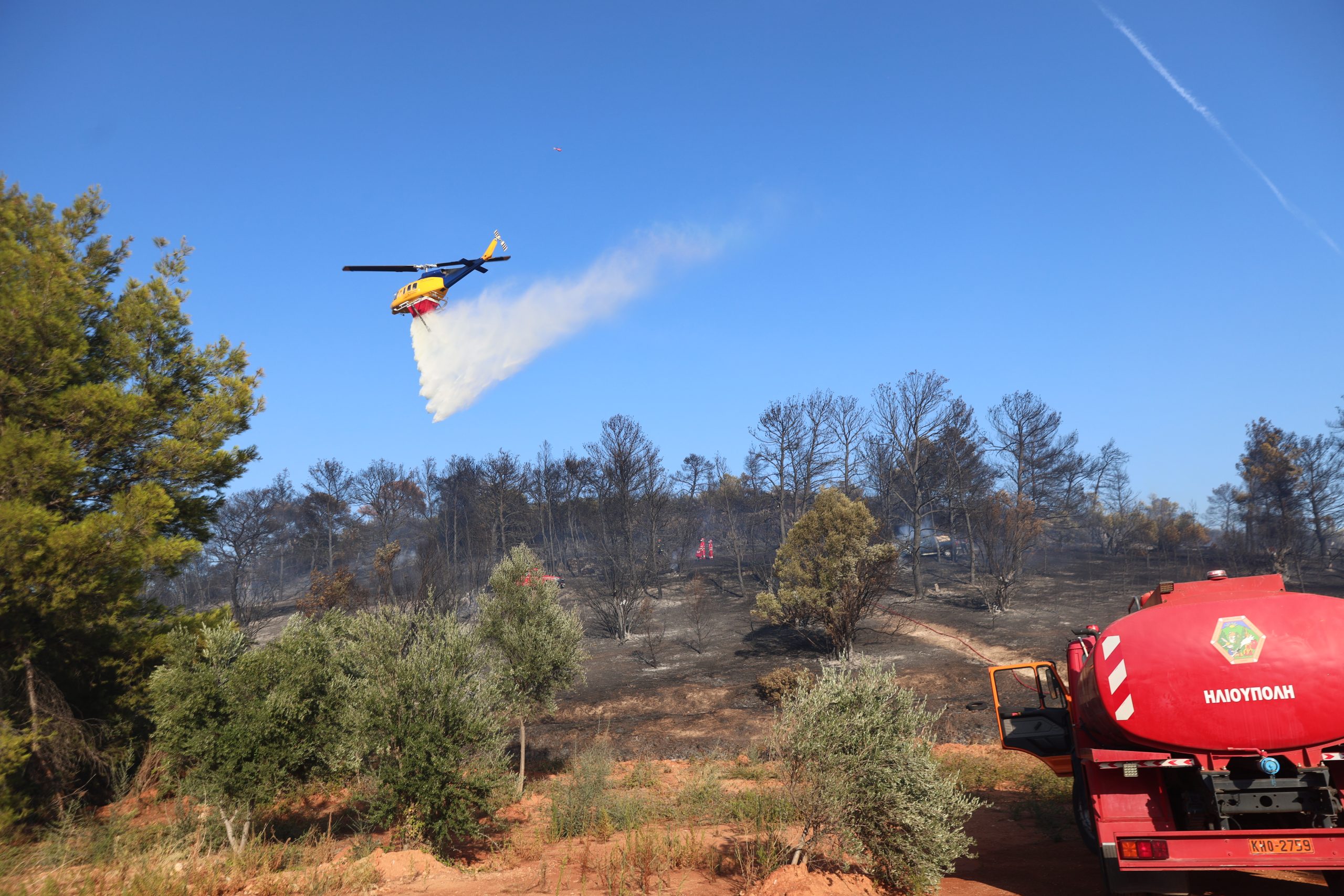 Φωτιά τώρα στη Λάρισα: