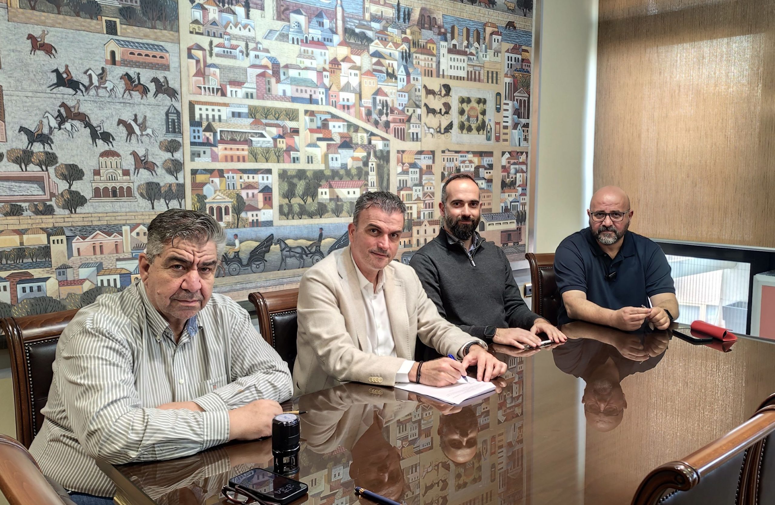 Στον Δήμο Λαρισαίων επιστρέφουν 12 γήπεδα τένις  Υπεγράφη το πρωτόκολλο παράδοσης-παραλαβής