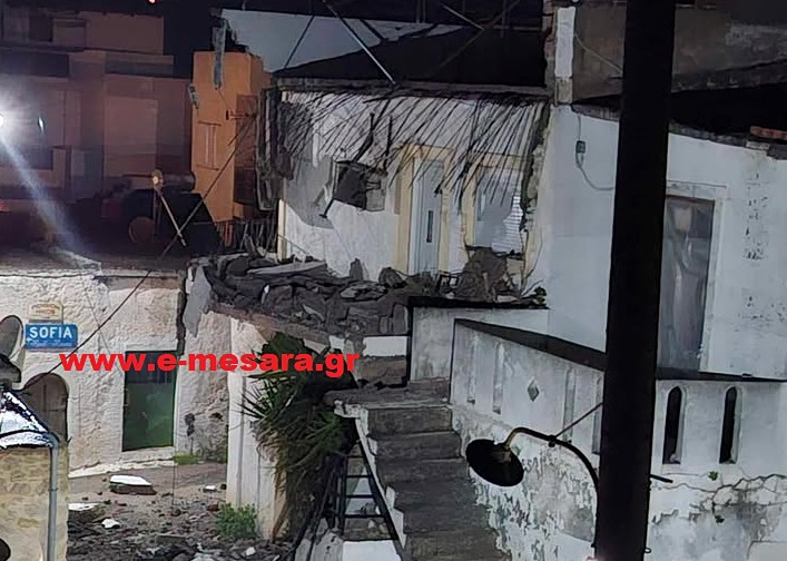 Κρήτη: Κατέρρευσε μπαλκόνι