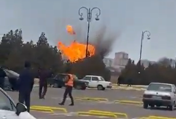 Ιρανικό drone φέρεται να έπληξε το αεροδρόμιο Ναχτσιβάν στο Αζερμπαϊτζάν (video)