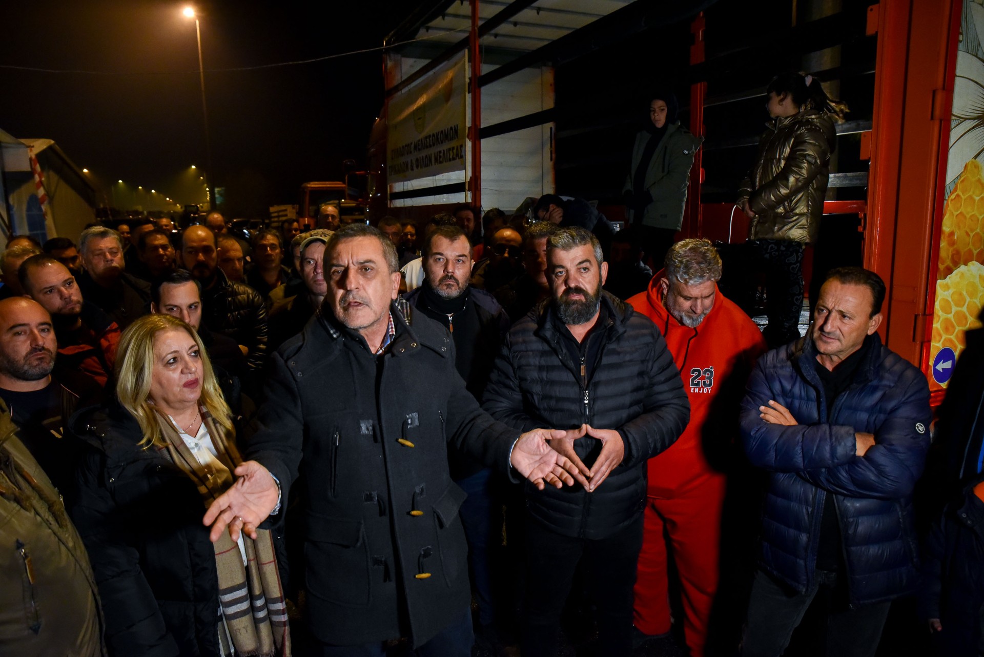 Στο μπλόκο των Τρικάλων ο Δ.