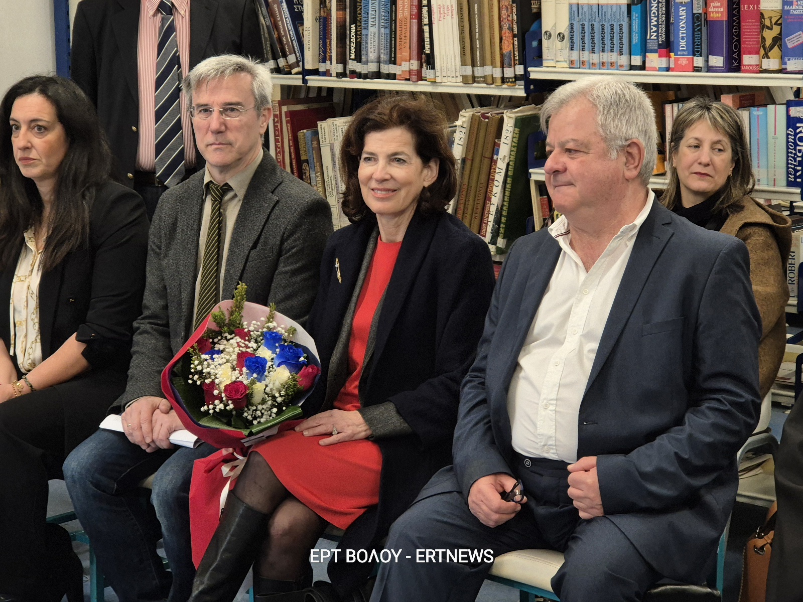 Επίσκεψη της Γαλλίδας πρέσβειρας στο 6ο ΓΕΛ Βόλου  Διεθνής διάκριση μαθητών για πρόγραμμα μνήμης του Ολοκαυτώματος