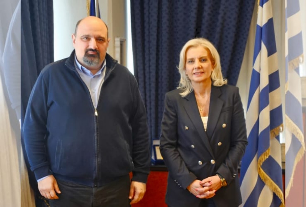 Τριαντόπουλος: Συνάντηση με Καραλαριώτου για την πρόοδο της μελέτης επέκτασης του Περιφερειακού Βόλου προς το Πήλιο