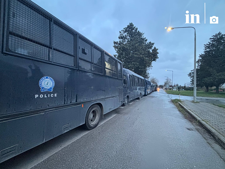 Τέμπη: Με ισχυρή αστυνομική