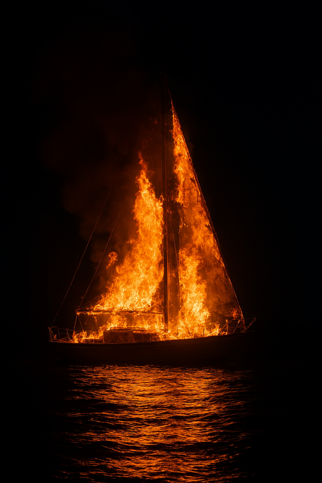 Πυρκαγιά σε ιστιοπλοϊκό