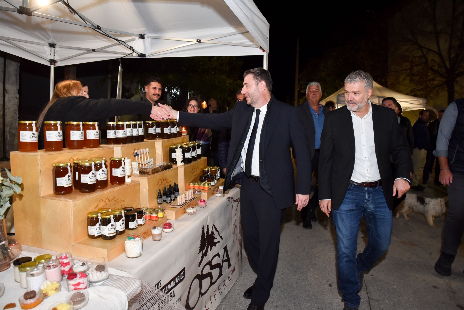 Στα εγκαίνια της γιορτής