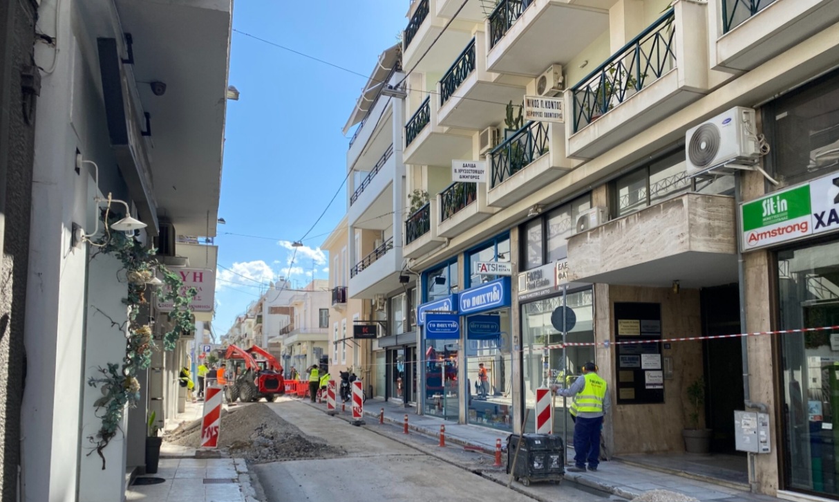 Έντονη αντίδραση του Εμπορικού Συλλόγου Βόλου για τα έργα οπτικών ινών  Ζητά άμεσους ελέγχους και μέτρα ασφάλειας