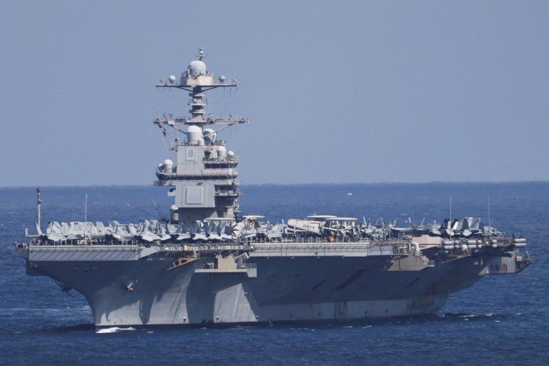 Στη Σούδα επέστρεψε το USS Gerald R. Ford