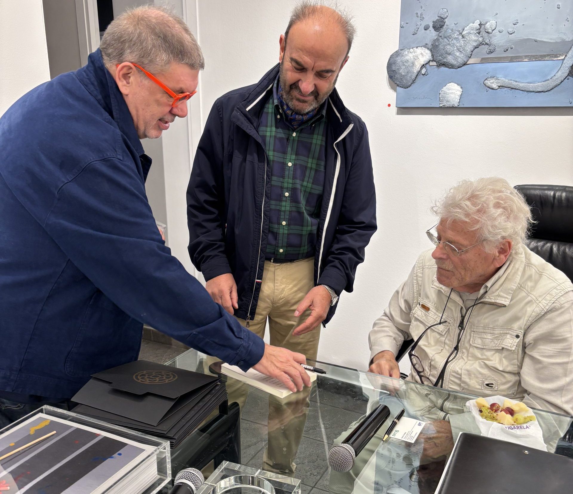 Γενέθλια 10 χρόνων του χώρου Τέχνης δ. παρουσία του Κ. Τσόκλη