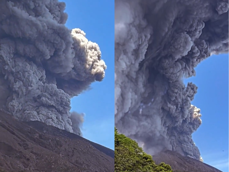 Μεγάλη έκρηξη σε ηφαίστειο