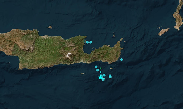 Κρήτη: Μεγάλης διάρκειας ο σεισμός των 5,7R στο Λασίθι  Ανησυχία για τους μετασεισμούς