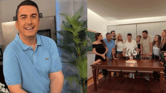 Λιάγκας, Αντωνά και Θεοδωρίδου γιόρτασαν τα γενέθλια του Πάνου Κατσαρίδη