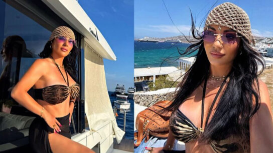 «Όταν λάμπεις, ενοχλείς»: Οι νέες σέξι φωτογραφίες της Πόπης Μαλλιωτάκη από τη Μύκονο