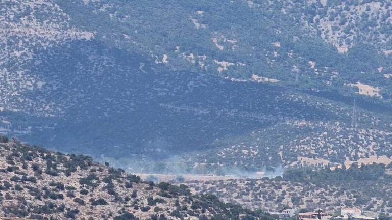 Φωτιά σε αγροτοδασική έκταση στο Κορωπί