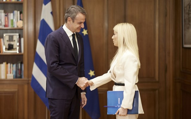 Συνάντηση Κ. Μητσοτάκη με την πρόεδρο της Βουλής της Κύπρου: "Οι δεσμοί των χωρών μας δεν ήταν ποτέ πιο ισχυροί"