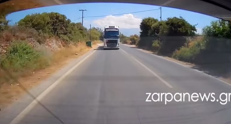 Χανιά: Ασυνείδητος οδηγός βυτιοφόρου «έπαιζε τα φώτα» και έκανε παράνομη προσπέραση