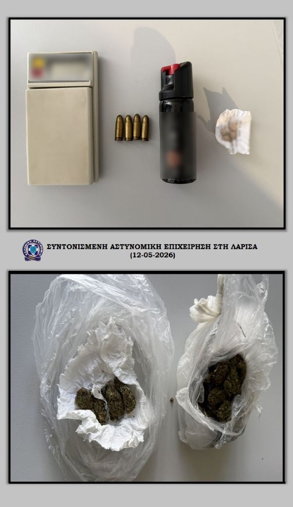 Έξι συλλήψεις στη Λάρισα σε αστυνομική επιχείρηση κατά της εγκληματικότητας