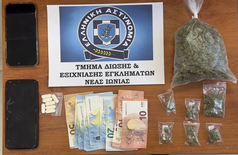 Δύο συλλήψεις για διακίνηση ναρκωτικών σε Νέα Ιωνία και Αχαρνές