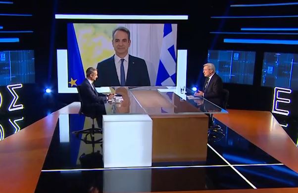Ζωντανά η συνέντευξη Μητσοτάκη στον ANT1