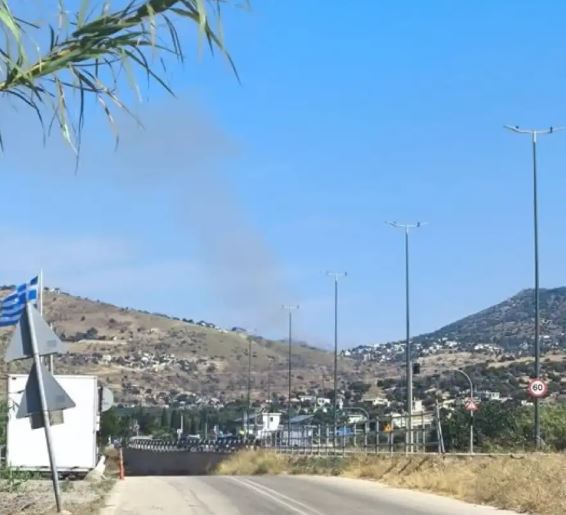 Οριοθετήθηκε η φωτιά σε δασική έκταση στην Πλάκα Λαυρεωτικής