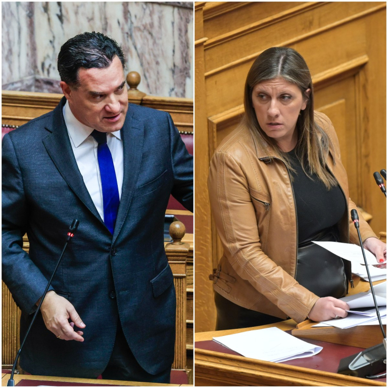 Σε «καφενείο» μετέτρεψαν πάλι τη Βουλή Γεωργιάδης – Κωνσταντοπούλου: «Είσαι αισχρή» – «Είσαι φασίστας»