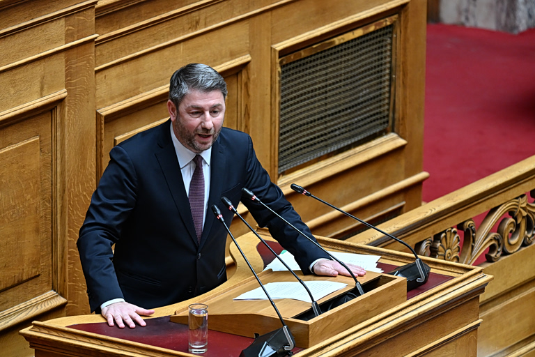 Live η παρέμβαση του Νίκου Ανδρουλάκη στη Βουλή
